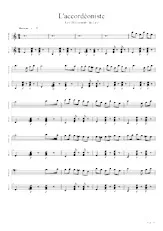 descargar la partitura para acordeón L'accordéoniste en formato PDF