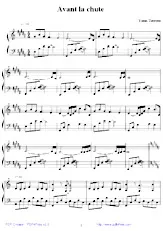 download the accordion score Avant la chute in PDF format
