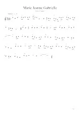 scarica la spartito per fisarmonica Marie Jeanne Gabrielle (Relevé) in formato PDF