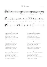 descargar la partitura para acordeón Bella Ciao en formato PDF