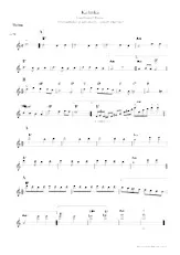 descargar la partitura para acordeón Kalinka en formato PDF