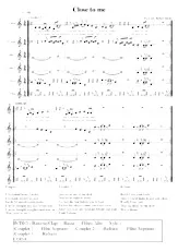 download the accordion score Close to me in PDF format