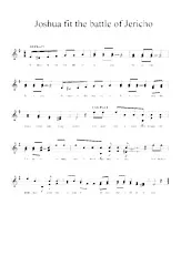 download the accordion score Joshua fit the battle oj Jericho in PDF format