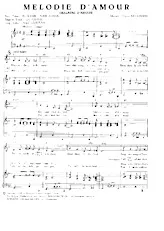 scarica la spartito per fisarmonica Mélodie d'amour (Maladie d'amour) in formato PDF