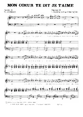 download the accordion score Mon cœur te dit je t'aime in PDF format