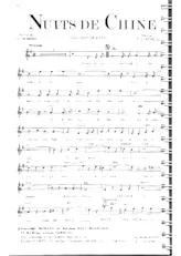 download the accordion score Nuits de Chine in PDF format