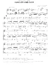 télécharger la partition d'accordéon Forever and ever (Chant : Demis Roussos) au format PDF