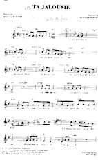 télécharger la partition d'accordéon Ta jalousie (Tango Chanté) au format PDF