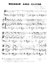 scarica la spartito per fisarmonica Bonnie and clyde    in formato PDF