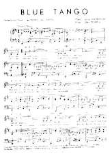 download the accordion score Blue Tango in PDF format