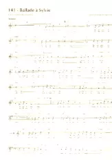 scarica la spartito per fisarmonica Ballade à Sylvie in formato PDF