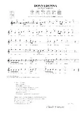 télécharger la partition d'accordéon Donna Donna (Le petit garçon) au format PDF