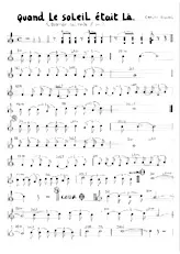 download the accordion score Quand le soleil était là (Cuando calienta el sol) (Manuscrit) in PDF format