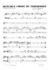 download the accordion score Quelque chose de Tennessee  in PDF format