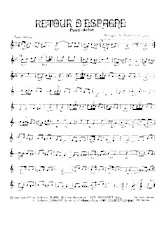 download the accordion score Retour d'Espagne (Paso Doble) in PDF format