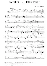 download the accordion score Roses de Picardie in PDF format