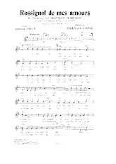 télécharger la partition d'accordéon Rossignol de mes amours (De l'opérette : Le chanteur de Mexico) (Chant : Luis Mariano) au format PDF