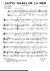 descargar la partitura para acordeón Santa Maria de la mer (Santa Maria) en formato PDF