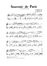 scarica la spartito per fisarmonica Souvenir de Paris (Valse Musette) in formato PDF