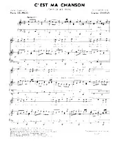 download the accordion score C'est ma chanson (This is my song) (Chant : Petula Clark / Les Compagnons de la Chanson) in PDF format