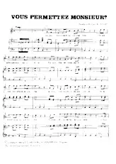 descargar la partitura para acordeón Vous permettez Monsieur en formato PDF