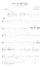 descargar la partitura para acordeón Ah si j'étais (resté célibataire) (Och was ik maar) (Marche) en formato PDF