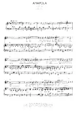 descargar la partitura para acordeón Amapola (Boléro) en formato PDF