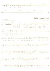 télécharger la partition d'accordéon Bébé requin (Chant : France Gall) au format PDF