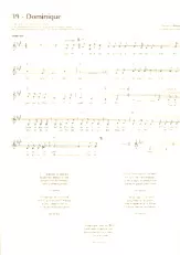 download the accordion score Dominique in PDF format