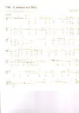 download the accordion score L'amour est bleu in PDF format