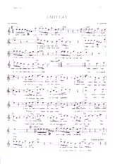 download the accordion score Lady Lay in PDF format