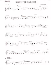 scarica la spartito per fisarmonica Brigitte Bardot (Relevé) in formato PDF