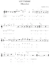 download the accordion score Septembre (Mazurka) in PDF format
