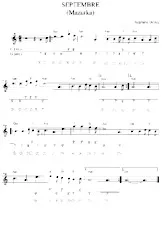 descargar la partitura para acordeón Septembre (Mazurka) en formato PDF