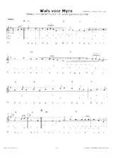 télécharger la partition d'accordéon Wals voor Myra (Diatonique) au format PDF
