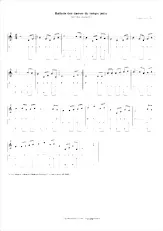 scarica la spartito per fisarmonica Ballade des dames du temps jadis (Diatonique) in formato PDF