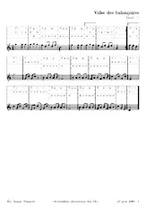 descargar la partitura para acordeón Valse des balançoires (Traditionnel) (Accordéon Diatonique) en formato PDF