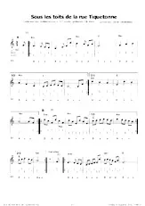 descargar la partitura para acordeón Sous les toits de la rue Tiquetonne (Diatonique) en formato PDF