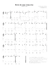 télécharger la partition d'accordéon Boite de Jazz (Accordéon Diatonique) au format PDF