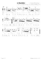 télécharger la partition d'accordéon L'alambic (Diatonique) au format PDF