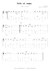 descargar la partitura para acordeón Paille et rosée (Diatonique) en formato PDF