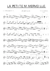 descargar la partitura para acordeón La Petite M-Merveille en formato PDF
