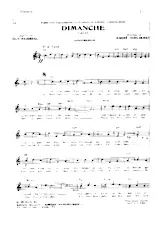 download the accordion score Dimanche (Valse) in PDF format