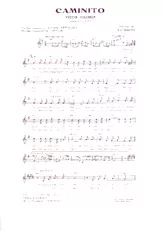 télécharger la partition d'accordéon Caminito (Vieux Chemin) (Tango) au format PDF