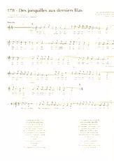 descargar la partitura para acordeón Des jonquilles aux derniers lilas (Chant : Hugues Aufray) en formato PDF