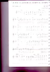 download the accordion score Il faut laisser le temps au temps in PDF format