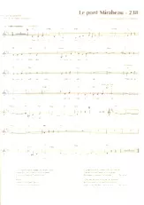 descargar la partitura para acordeón Le pont Mirabeau (Valse) en formato PDF