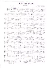 descargar la partitura para acordeón Le p'tit pont (Marche) en formato PDF
