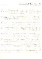 download the accordion score Les deux pieds dans l'eau in PDF format