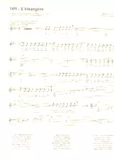 descargar la partitura para acordeón L'étrangère en formato PDF